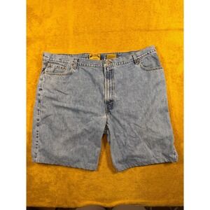 ROSS THOMSON SHORTS Mens Size 42W Light Wash Denim Classic Fit Cotton